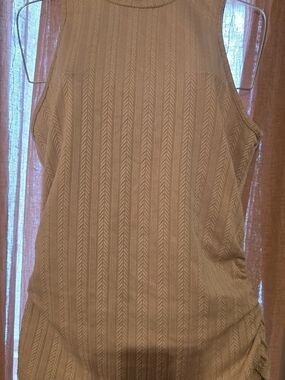 SHEIN Sleeveless Knit Tank Top in Beige